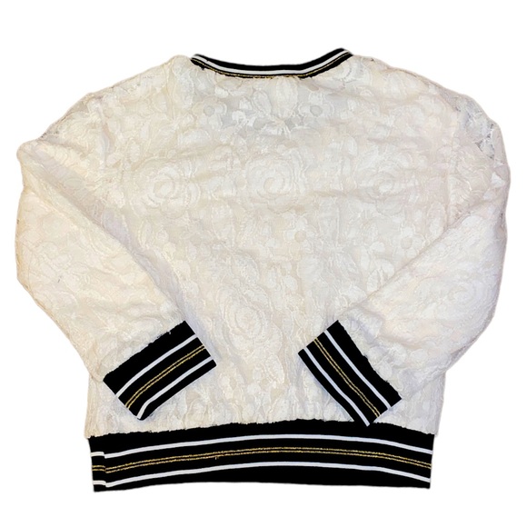 Rockets of Awesome Lace Contrast banded sweatshirt - Picture 2 of 8